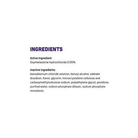 Afrin, No Drip Extra Moisturizing Oxymetazoline Hcl Nasal Decongestant Pump Mist, 15 Ml