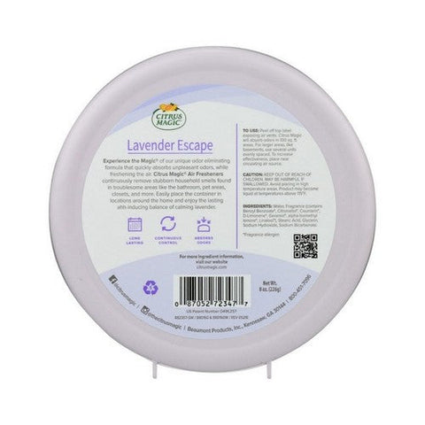 Citrus Magic, Air Freshener Lavender Escape, 8 Oz Citrus Magic