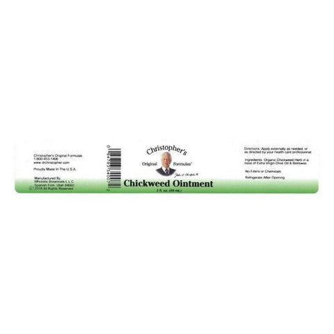 Dr. Christophers Formulas, Original Formulas Chickweed Ointment, 2 Oz Dr. Christophers Formulas