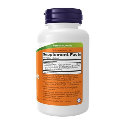 Now Foods, Curcumin Softgels, 450 mg, 60 SOFTGELS Now Foods