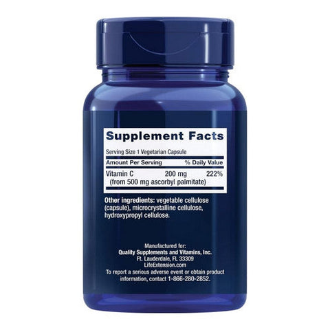 Life Extension, Ascorbyl Palmitate, 500 Mg, 100 Veg Caps Life Extension