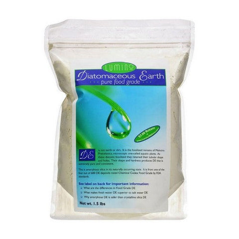 Lumino, Diatomaceous Earth Food Grade, 1.5 Lbs Lumino