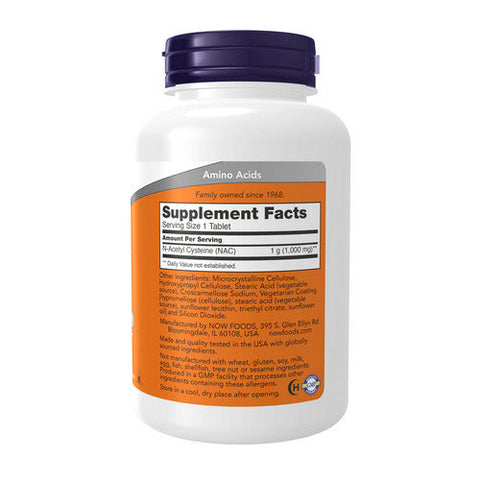 Now Foods, N-Acetyl-L-Cysteine (NAC), 1000 mg, 120 Tabs Now Foods