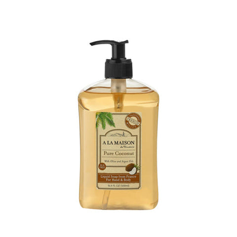 A La Maison, Liquid Soap, Pure Coconut 16.9 Oz A La Maison