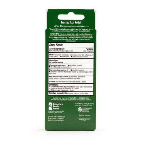 After Bite, Advanced Sodium Bicarbonate Itch Relieving Liquid, 0.5 Oz After Bite