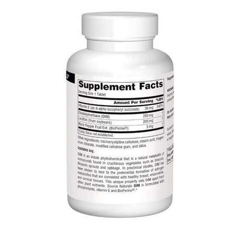 Source Naturals, DIM, 200 mg, 120 Tabs Source Naturals