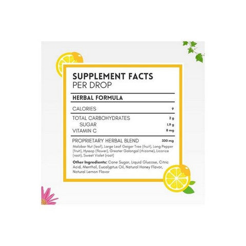 Herbion Naturals, Cough Drops, Natural Honey Lemon 18 Count Herbion Naturals