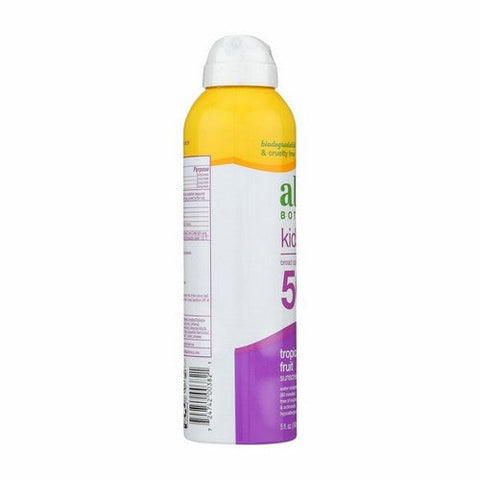 Alba Botanica, Very Emollient Active Kids Clear Spray Sunscreen SPF50, 5 Oz Alba Botanica