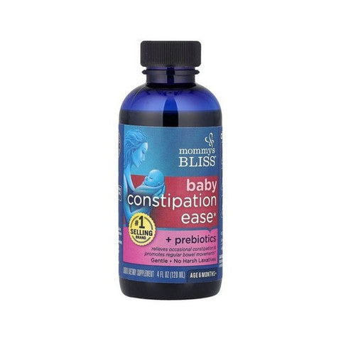 Mommys bliss, Baby Constipation Ease Plus Prebiotics Liquid 6 Months Plus, 4 Oz Mommys bliss