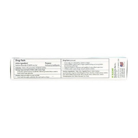 Xlear Inc, Spry Anti-Plaque And Tartar Control Xylitol Toothpaste Peppermint, 5 Oz