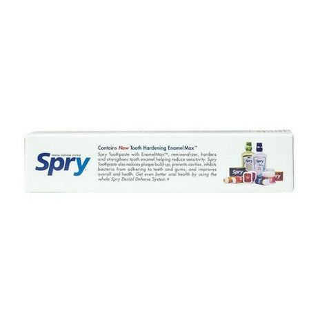 Xlear Inc, Spry Anti-Cavity Xylitol Toothpaste With Aloe and Fluoride Spearmint, 5 Oz