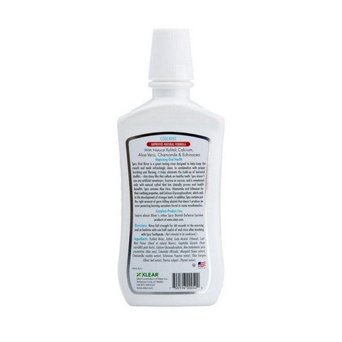 Xlear Inc, Spry Dental Defense Oral Rinse with Xylitol Cool Mint, 16 Oz Xlear Inc
