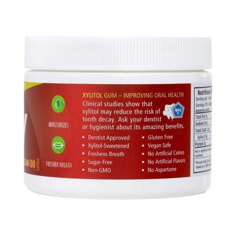 Xlear Inc, Spry Dental Defense Sugar Free Gum With Xylitol Natural Cinnamon, 100 Pieces Xlear Inc