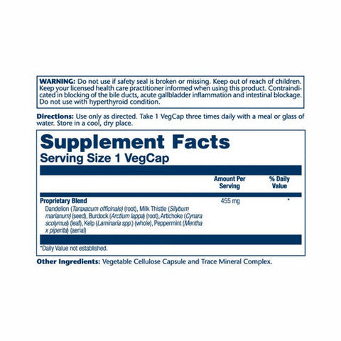 Solaray, Liver Blend SP-13, 100 Caps Solaray