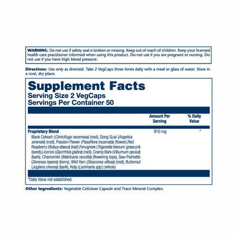 Solaray, Female Hormone Blend SP-7C, 100 Veg Caps Solaray