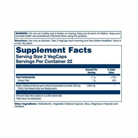 Solaray, Mastic Gum Extract, 500 mg, 45 Caps Solaray