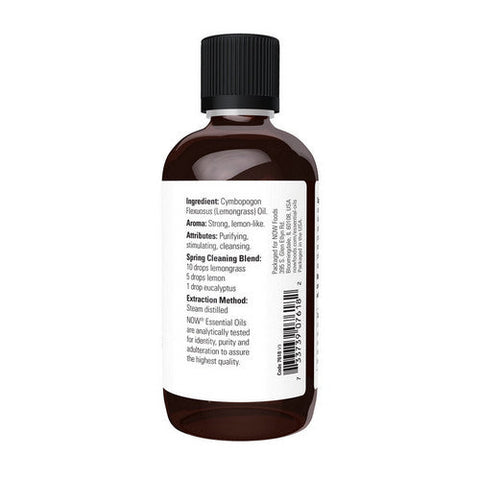 Now Foods, Lemongrass Oil, 4 Oz Now Foods