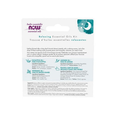 Now Foods, Let There Be Peace & Quiet Relaxing Essential Oils Kit, 1 Kit Now Foods
