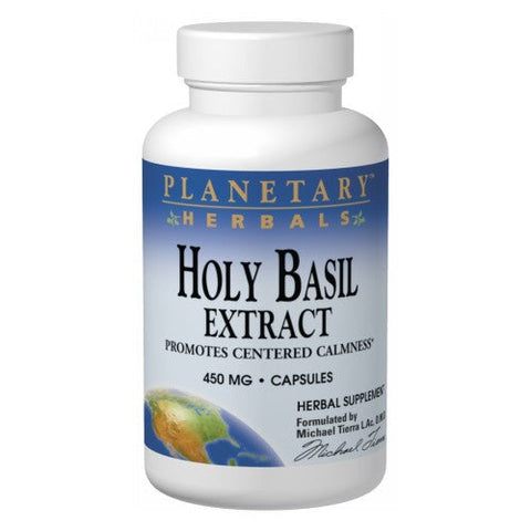 Planetary Herbals, Holy Basil Extract, 450 MG, 180 Cap