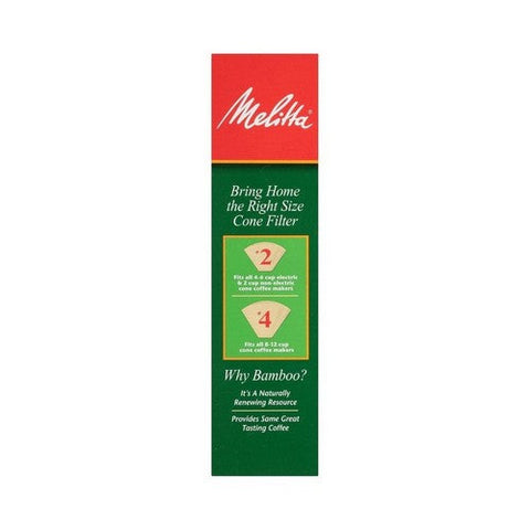 Melitta, Natural Brown Cone Filter No4, 80 Count Melitta