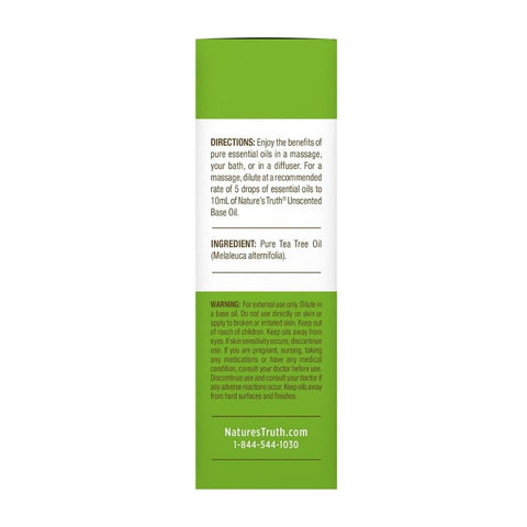 Nature's Truth, Pure Essential Oil Tea Tree, 0.5 Oz