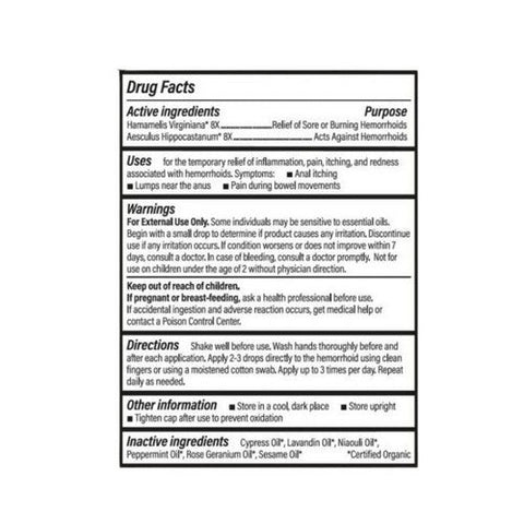 Forces of Nature, Hemorrhoid Control Extra Strength, 5 ml Forces of Nature