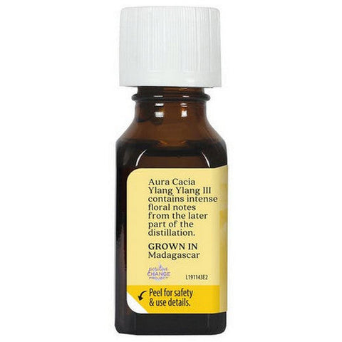 Aura Cacia, Pure Essential Oil Ylang Ylang Iii, (cananga odorata) 0.5 Fl Oz Aura Cacia
