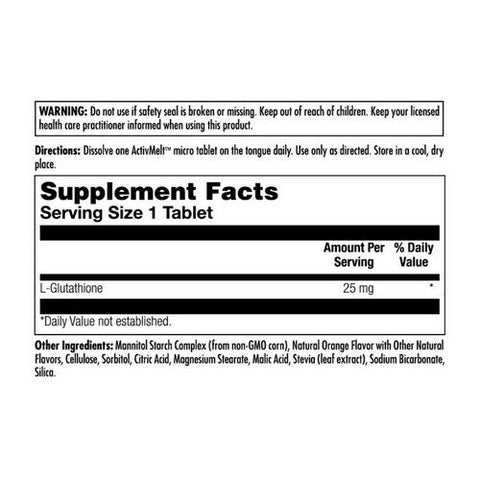 Kal, L-Glutathione Orange, 90 Count Kal