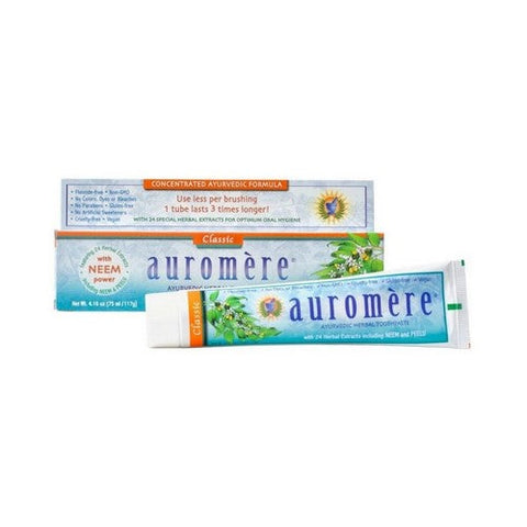 Auromere, Ayurvedic Herbal Toothpaste Classic, 4.16 Oz Auromere