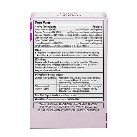 Hylands, Baby Oral Pain Relief, 125 Tabs Hylands