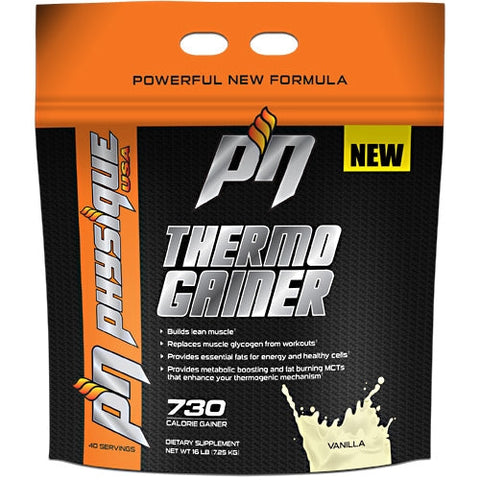 Physique Nutrition, Thermo Gainer, Vanilla 16 lbs Physique Nutrition