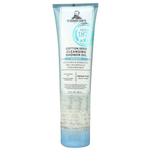 Grandpa's Brands Company, Cotton Seed Cleansing Shower Oil, 9.5 Oz Grandpa's Brands Company