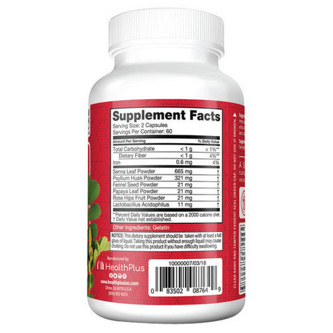 Health Plus, Super Colon Cleanse, 120 Caps Health Plus