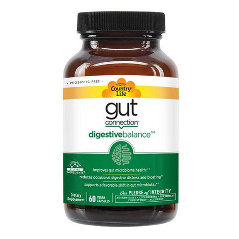 Country Life, Gut Connection Digestive Balance, 60 Caps Country Life
