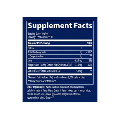 Trace Minerals, Magnesium Chewable Raspberry Lemon, 120 Count Trace Minerals