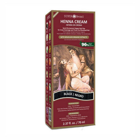 Surya Henna, Henna Cream Black, 2.37 Oz Surya Henna