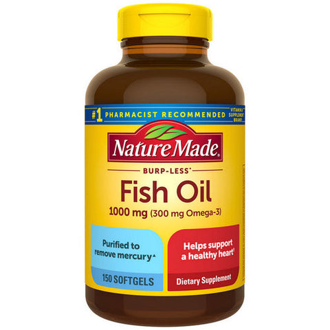 Nature Made, Nature Made Fish Oil Liquid Softgels, 150 Caps Nature Made