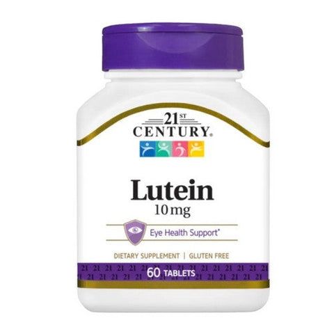 21st Century, Lutein, 10 Mg, 60 Tabs 21st Century