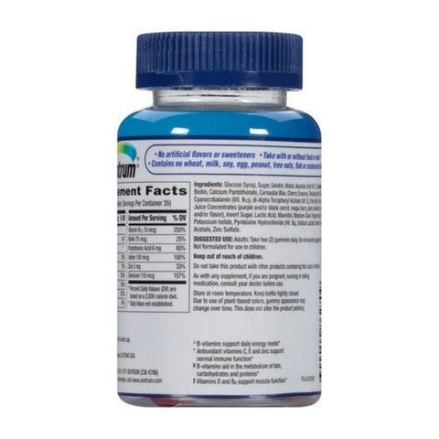 Centrum, Multigummies Men Assorted Natural Fruit Flavors, 70 Each Centrum