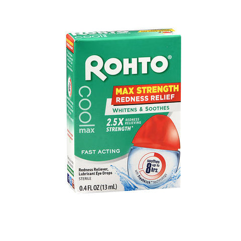 Rohto, Cooling Eye Drops Max Strength, 0.4 Oz Rohto