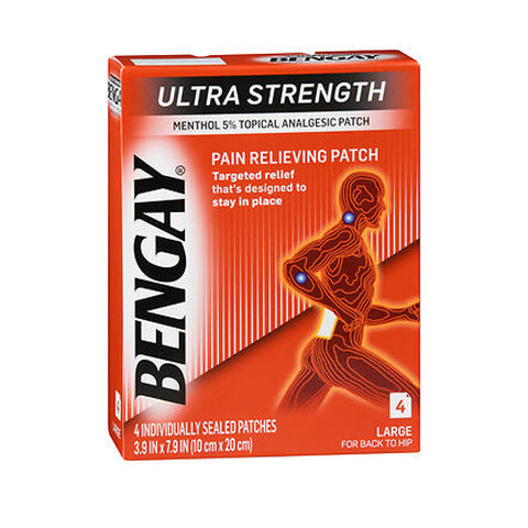 Bengay, Ultra Strength Pain Relieving Patch Large, Box Of 1 Bengay