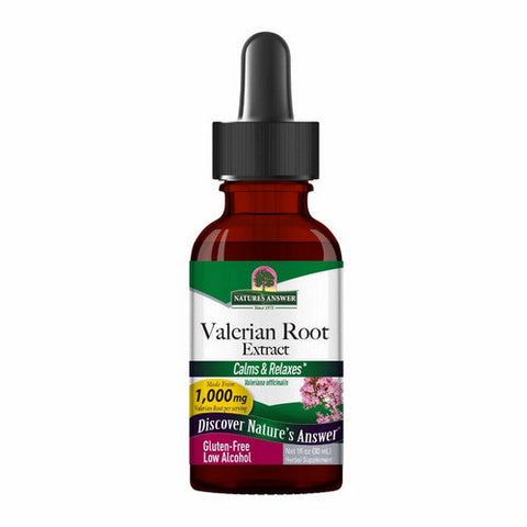 Nature's Answer, Valerian Root Extract Low Alcohol, 1999 Mg, 1 Oz Nature's Answer