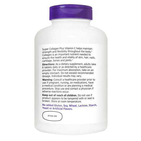 21st Century, Super Collagen Plus Vitamin C, 6000 Mg, 180 Tabs