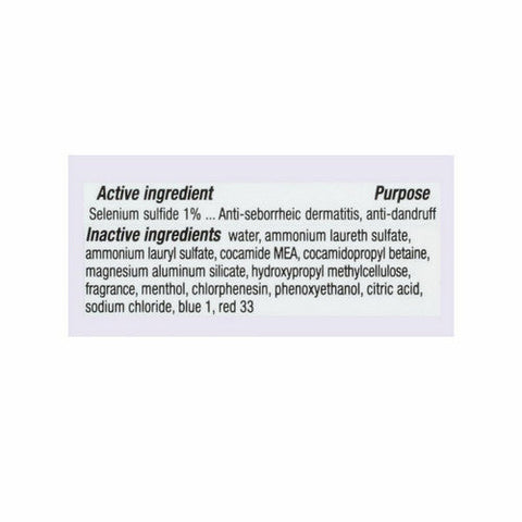 Rugby, Anti Dandruff Shampoo Selenium Sulfide Blue Formula, 7 Oz Rugby