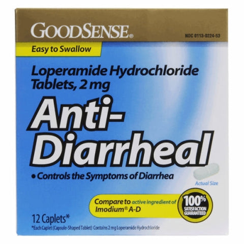 Ohm, Loperamide, 2 mg 12 Caplets Ohm