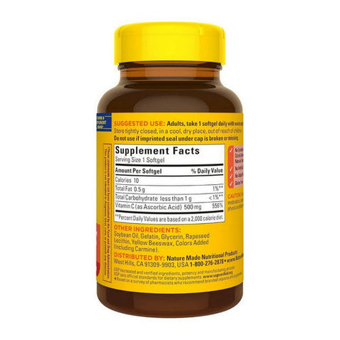 B Protected, Vitamin C, 500 Mg, 60 Softgels B Protected