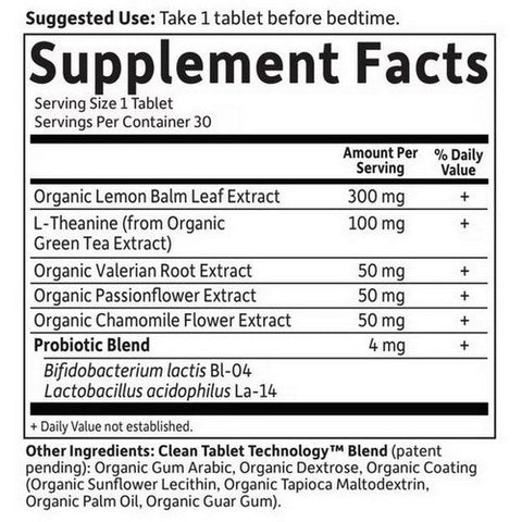 Garden of Life, Organics Sleep Well Rest & Refresh, 30 Vegan Tabs Garden of Life
