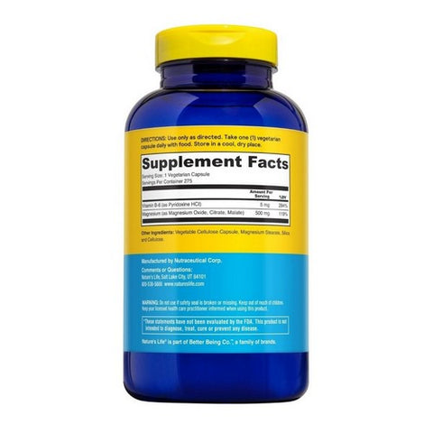 Nature's Life, Renewing Magnesium, 500 Mg, 275 Count Nature's Life