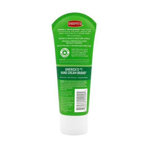 O'Keeffe's, Working Hands Hand Cream Unscented, 3 Oz O'Keeffe's