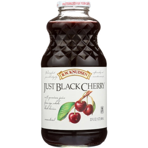 Juice Just Black Cherry Case of 6 X 32 Oz by Knudsen